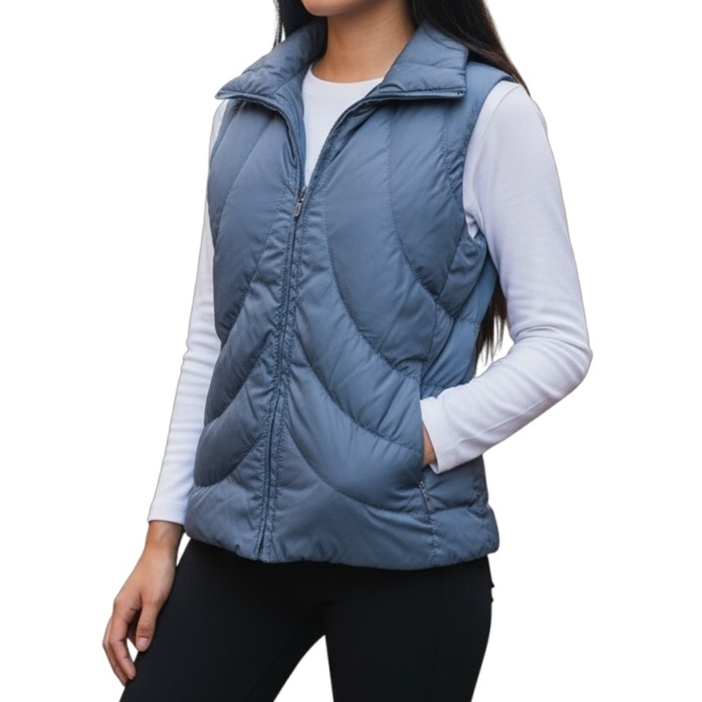 Nine West Women’s Navy Down Puffer Vest | Size S